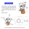 供給用ワイディーキャンプOnePiece Gas Stove Heater Tourist Burner Foldable Outdoor Picnic Kitchen Equipment Supplies Survival Furnace