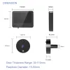 Campainha tuya wifi smart 1080p videoebell sigephole camera Doorbell visualizador de 170 graus Detecção de movimento Tuya App Remote Control Home