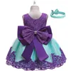 Childrens Marriage Bridesmaid princesse robe child manche