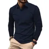Sommer Hochwertiger Trend Striped Polo Shirt Herren Casual Golf Sleeve 240401