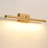 Wall Lamp Nordic Wood LED Mirror Light Rotatable Sconces Indoor Bathroom Bedroom Vanity Home Decoration Illumination