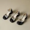 Dress Shoes Large Size Oversize Big Round Toe Thick Heel Pumps Women Simple And Elegant Light Weight Height Increasing