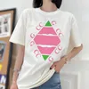 Koszula designerska koszulka różnicuj oryginalną wysokiej jakości wersję rynku Chaopai drukowana unisex luźna koszulka swobodna rękaw
