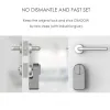 Contrôle Gimdow Bluetooth Compatible Smart Door Lock peut Smart Key / Motword / App Sever avec Tuya Smart ou Smart Life application Electronic Lock