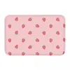Ковры Коттейгекр сельская эстетическая ванная комната коврик для клубники Кавайи милый пастель розовый швейцар