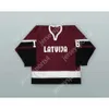 GDSIR Custom Sergei Zholtok 16 Łotwia Narodowa Drużyna Hokeja Hockey Nowa najlepsza ed S-M-L-xl-xxl-3xl-4xl-5xl-6xl