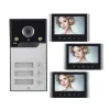 Intercom Smartyiba 7 "WiFi Multiapartment Home Video Türphone 2/3/4 Einheiten Tuya IP Smart Doorbell Kamera Villa WiFi Video Intercom System