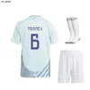 Camisa futebol da Escócia Casa Azul Away White Soccer Jersey Kits de futebol infantil Euro
