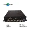 Recorder 4 kanalen H.264 SD -kaart Mobiele DVR voor Truck Taxi School Bus