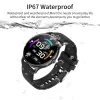 시계 Lige Smartwatch for Men IP67 방수 블루투스 전화 스마트 시계 전자 시계 남성 여성 멀티 스포츠 피트니스 손목 시계