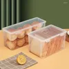 Бутылки для хранения прозрачные хлебные коробки для хлеба коробки кухня пластиковые пищевые контейнеры с закрытыми крышками.