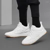 Casual skor män äkta läder sneakers man vit bekväm plattform manlig skor höjd ökar 6/8/10 cm innersula