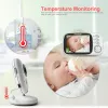 Monitorer VB603 Video Baby Monitor 2.4G Wireless med 3,2 tum LCD 2 -vägs Audio Talk Night Vision Surveillance Security Camera barnvakt