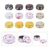 Storage Bottles 6Pcs 15g Round Tinplate Box Small Vintage Container For Lipstick Eye Shadow