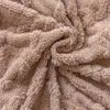 Couvertures hivernales couvertures à plaid moelleux chauds et moelleux Agneau artificiel Double couette en molleton