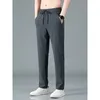 Herrbyxor Sommarsxtäckfickor Sweatpants andas snabb torr stretch Nylon Casual Track Big Size Straight Sport Trousers 8xl