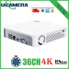 Gravador USAFEQLO H.265 MAX 4K SAÍDA CCTV NVR Detecção de face 9CH 10CH 16CH 32CH 4K Recorder de vídeo Security Motion Detect P2P onVif Xmeye