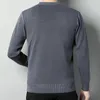 Maglioni maschi maschi maglia maglia top plover maglione per uomini spessi autunno inverno o collo 3d papà papà abbigliamento casual