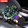 27 Smael Cool Moda Sports Multi Funcional Alloy Men's Electronic Watch Tiktok 64