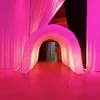 6x3,5x3mh (20x11.5x10ft) avec souffleur de tunnel gonflable LED extérieur LED, canal de sport pour l'entrée de l'événement de fête de mariage