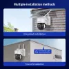 Cameras Inqmega 3MP Tuya Solar Security Camera 4G SIM SOLAR SURVEILLANCE PTZ CAMER