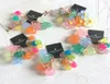 5 PcsSet Sweet Cute Acrylic Candy Colors Jelly Heart Small Flowers Children039s Rubber Band for Girl Fashion Hair Accessories3860796