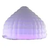 Großhandel individuellem Oxford LED Shelter Blasable Dome Zelt mit Luftgebläse Pop -up Iglu House Ballon Jurte für Event/Party Free Ship