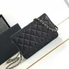 10A Designer Bag Crossbody Chain Bag Diamond Bag Top Woc Leather Women's Small Square Bag Plånbok