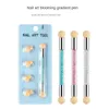 Nail Art Brush Tools Set Acrylic UV Gel Builder Painting Drawing Brushes Pens Cuticle Pusher Tool Colorful