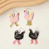 Boucles d'oreilles en peluche