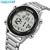 Relógios de pulso Synoke Top Luxury Stap Strap Sports Watches Mens impermeável Back Light Digital Watch Macho
