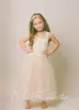 Dresses The Evangeline Blush, Ivory, chiffon, lace, tulle, Flower Girl Dress, girls toddler dress, ages 1T, 2T,3T,4T, 5T, 6, 7, 8, 9/10,