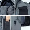 Vestes pour hommes Hiver Tactical Softshell Mens Veste en toison imperméable Travail à vent en manteaux noirs Hunt Randonnée Camping Windbreaker Vêtements