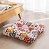 枕の花の丸い床シートパッドヨガタータミ家庭椅子保護ソファ装飾