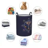 Bolsas de lavanderia Tomorrowland Logo Basket Cesto Festival Music Festival Horty Toys Organizer Storage Bins