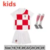 2024 Maglie da calcio Modric Kids Croazia Brekalo Perisic Brozovic Kramaric Rebic Livakovic 24 25 Croacia Football Shirt Kit Kit