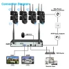 System H.265 Wifi CCTV Camera Security System Kit PTZ 3MP Wireless NVR Set 8CH Outdoor Waterproof 2 Way Audio IP Video Surveillance Kit