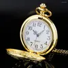 Pocket Uhren exquisite goldene Monster Oktopus Quarz Uhr Vintage Kettenarmband Halskette Männer- und Kinderuhr Geschenk