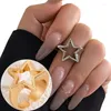 Cluster Rings Y2K Retro Punk Simple Ring Geometry Hollow Star Fashion Irregular Opening Adjustable Wide Edge For Women Men Jewelry