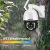 Cameras 8MP 4K PTZ IP Camera Wifi 30X Optical Zoom CCTV Outdoor AI Human Vehicle Tracking Audio Onvif POE Surveillance Camera