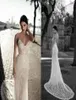 GALI KARTEN 2019 Seksi Denizkızı Gelinlik Sırtsız Spagetti Boyun Dantelli aplike Özel Yapım Vintage Bridal Gowns3863820