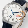 34 mm Q3448410 A898 Automatyczna Women Watch Rendez-Vous Night Day APSF Case White Tekstrutowane wybieranie niebieskie skóra super edycja ladies hombre puretime ptjl