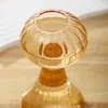 Vaser 1pc vacker svamp vas nordisk stil färgglad transparent glas hem vardagsrum kreativ design dekorativ