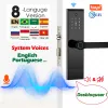 Verrouiller Raykube P10 Tuya WiFi PEEPHOLE HD CAMERAPRIMENT ENGRAPE DIGNAGE SMART DOOR LOCK AVEC APPORTURE APPORTURE APPORTE RÉLOCK