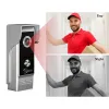 Intercom Anjielosmart 1.0MP görünür kapı zili metal açık ünitesi yağmur örtüsü ve gece görüş işlevi IP65 koruma seviyesi