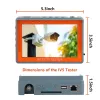 Display 5 Inch IV5 CCTV Camera Tester 8MP AHD TVI CVI Monitor PTZ Support PAL/NTSC Video Signals HD Coaxial UTP Cable Testing Monitor