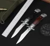 2Models 9 inch Italian mafia Godfather knife Single action Automatic Tactical knifes 440C Blade selfdefense EDC Hunting Pocket kn4572791