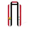 Écharrés Nom ou logo Syria Flag de graduation volet Sash Sash Study Study Classe de châle de 2024