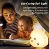 Promotion des lumières nocturnes!Enfants légers USB Charges avec 7 couleurs pour bébé chambre à coucher