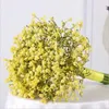 Fleurs décoratives Gypsophile artificiel bouquet en plastique simple ressentir une fleur de simulation de mariage